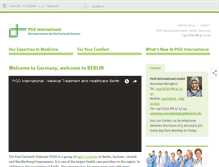 Tablet Screenshot of pgd-healthcare.com